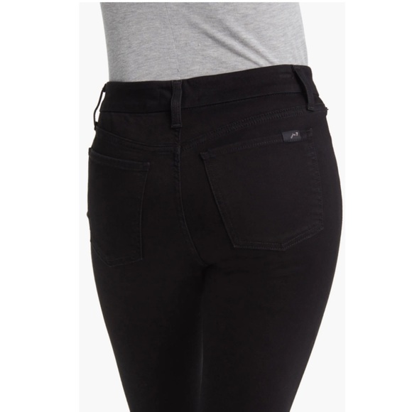 NEW JEN7 by 7 For All Mankind Petite Ankle Skinny Black Jeans 2P - Picture 9 of 13